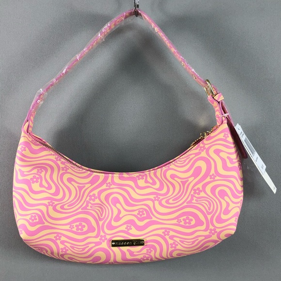 Madden Girl Pink Multi Contemporary Shoulder Bag